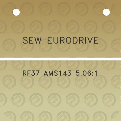 sew-eurodrive-rf37-ams143-5061