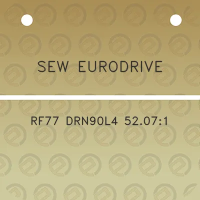 sew-eurodrive-rf77-drn90l4-52071