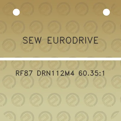 sew-eurodrive-rf87-drn112m4-60351