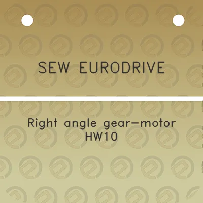 sew-eurodrive-right-angle-gear-motor-hw10