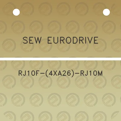 sew-eurodrive-rj10f-4xa26-rj10m