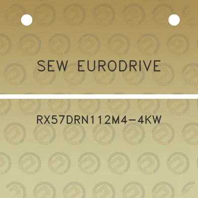 sew-eurodrive-rx57drn112m4-4kw