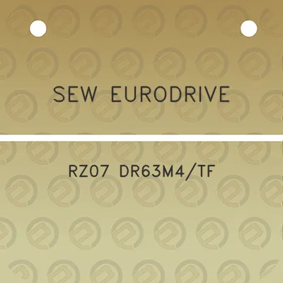 sew-eurodrive-rz07-dr63m4tf