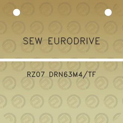 sew-eurodrive-rz07-drn63m4tf