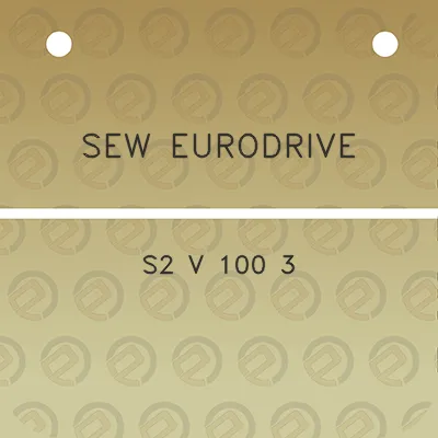 sew-eurodrive-s2-v-100-3