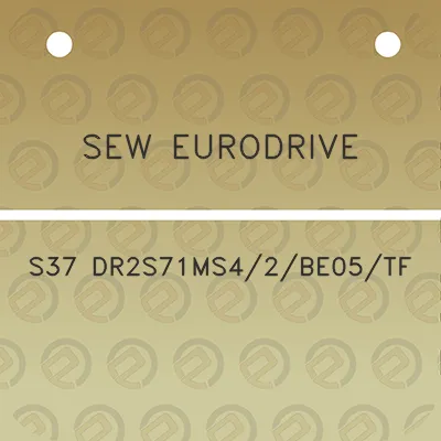 sew-eurodrive-s37-dr2s71ms42be05tf