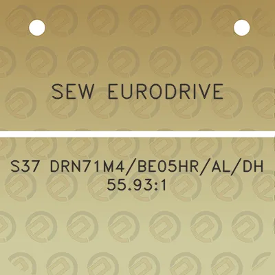 sew-eurodrive-s37-drn71m4be05hraldh-55931