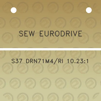 sew-eurodrive-s37-drn71m4ri-10231