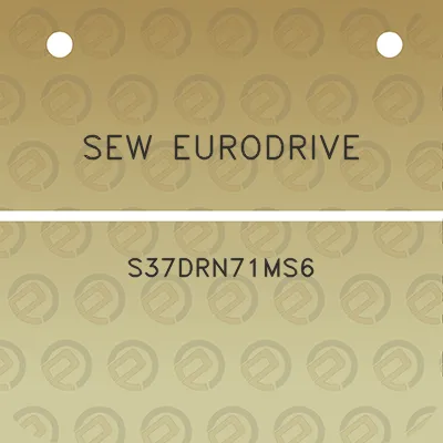 sew-eurodrive-s37drn71ms6