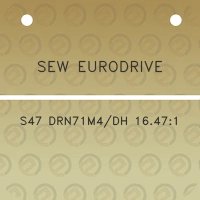 sew-eurodrive-s47-drn71m4dh-16471