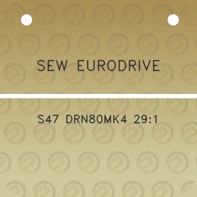 sew-eurodrive-s47-drn80mk4-291