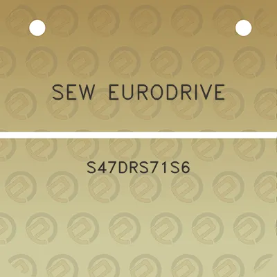 sew-eurodrive-s47drs71s6