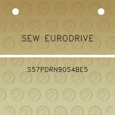 sew-eurodrive-s57pdrn90s4be5