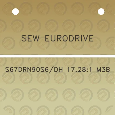 sew-eurodrive-s67drn90s6dh-17281-m3b