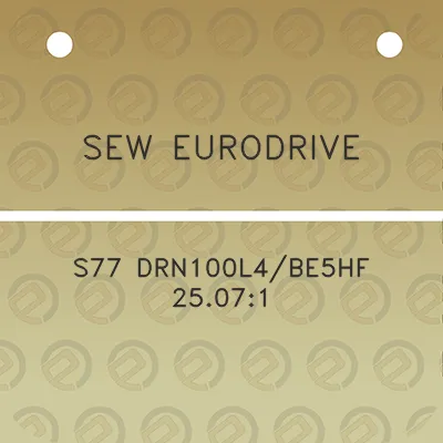 sew-eurodrive-s77-drn100l4be5hf-25071