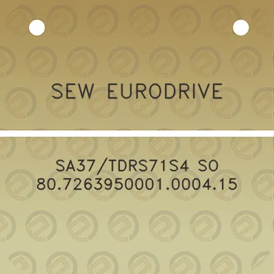 sew-eurodrive-sa37tdrs71s4-so-807263950001000415