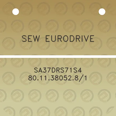 sew-eurodrive-sa37drs71s4-80113805281