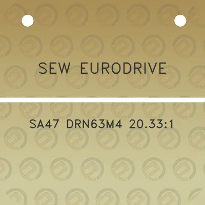 sew-eurodrive-sa47-drn63m4-20331