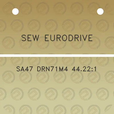 sew-eurodrive-sa47-drn71m4-44221