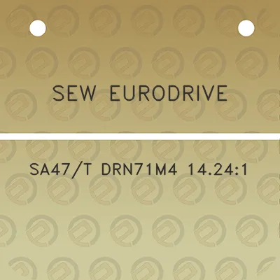 sew-eurodrive-sa47t-drn71m4-14241