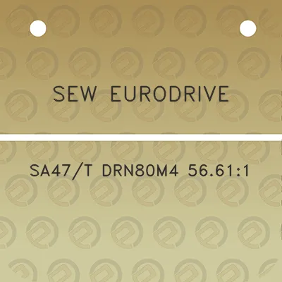 sew-eurodrive-sa47t-drn80m4-56611