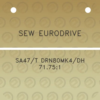 sew-eurodrive-sa47t-drn80mk4dh-71751