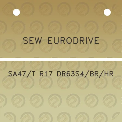 sew-eurodrive-sa47t-r17-dr63s4brhr