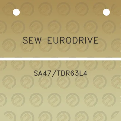 sew-eurodrive-sa47tdr63l4