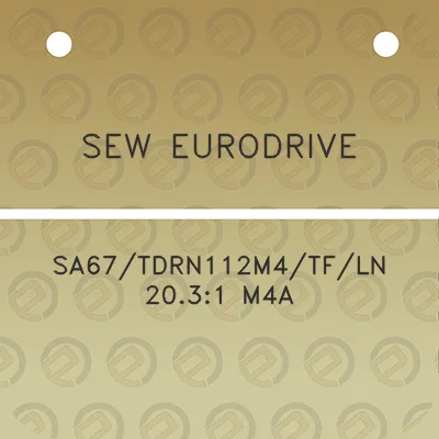 sew-eurodrive-sa67tdrn112m4tfln-2031-m4a