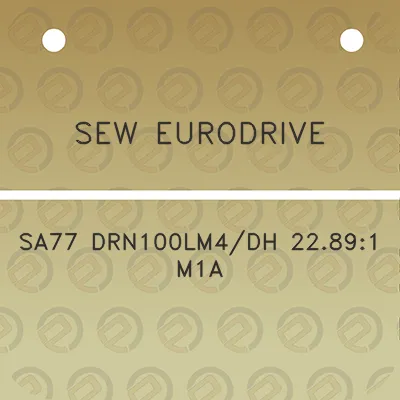 sew-eurodrive-sa77-drn100lm4dh-22891-m1a