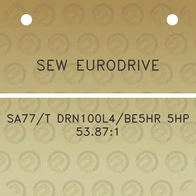 sew-eurodrive-sa77t-drn100l4be5hr-5hp-53871