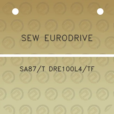 sew-eurodrive-sa87t-dre100l4tf