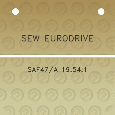 sew-eurodrive-saf47a-19541