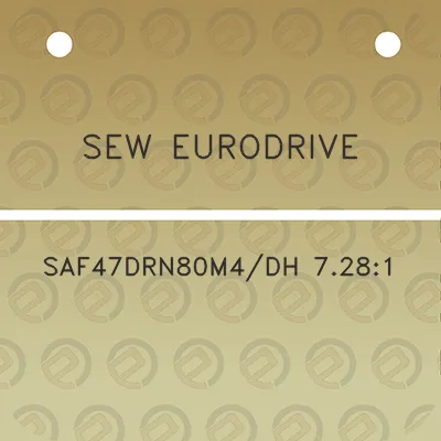 sew-eurodrive-saf47drn80m4dh-7281