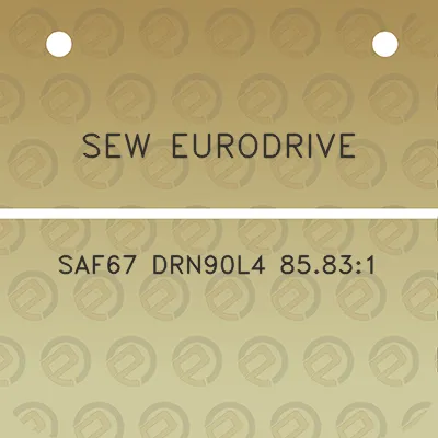 sew-eurodrive-saf67-drn90l4-85831