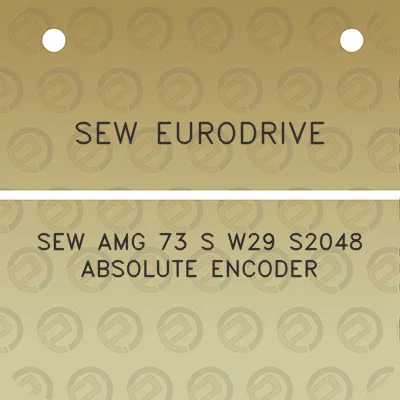 sew-eurodrive-sew-amg-73-s-w29-s2048-absolute-encoder