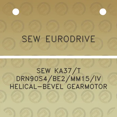 sew-eurodrive-sew-ka37t-drn90s4be2mm15iv-helical-bevel-gearmotor