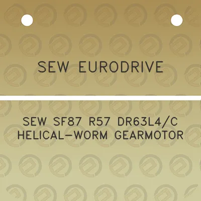 sew-eurodrive-sew-sf87-r57-dr63l4c-helical-worm-gearmotor