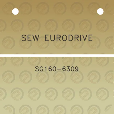 sew-eurodrive-sg160-6309