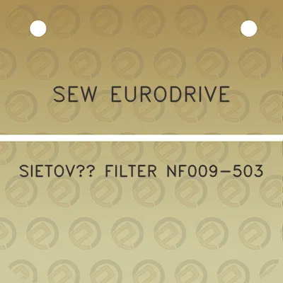 sew-eurodrive-sietovy-filter-nf009-503