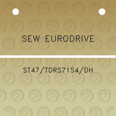 sew-eurodrive-st47tdrs71s4dh