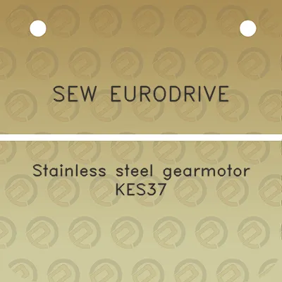 sew-eurodrive-stainless-steel-gearmotor-kes37