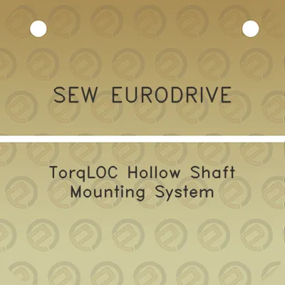 sew-eurodrive-torqloc-hollow-shaft-mounting-system