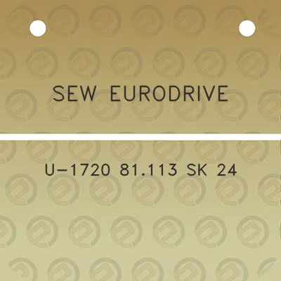 sew-eurodrive-u-1720-81113-sk-24