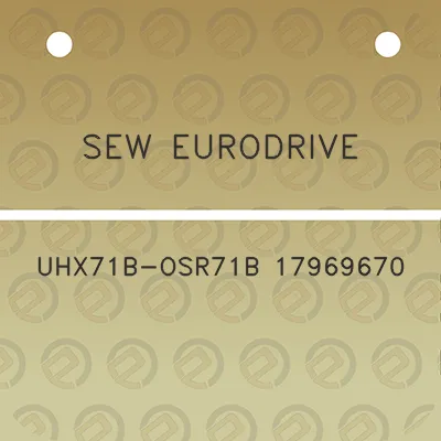 sew-eurodrive-uhx71b-osr71b-17969670