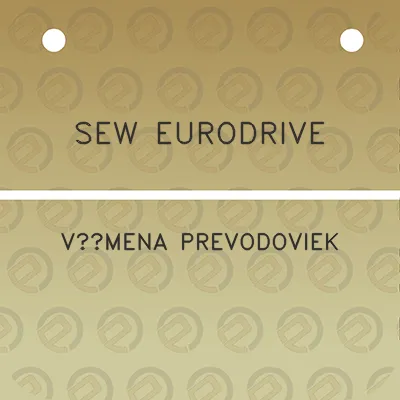 sew-eurodrive-vemena-prevodoviek