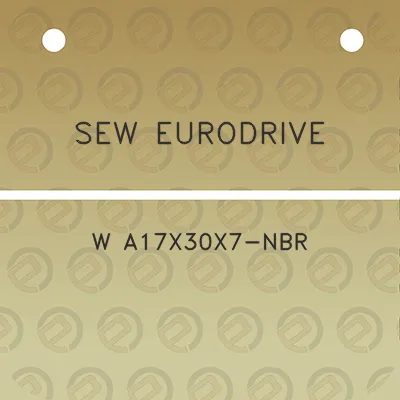 sew-eurodrive-w-a17x30x7-nbr