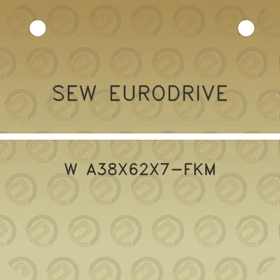 sew-eurodrive-w-a38x62x7-fkm