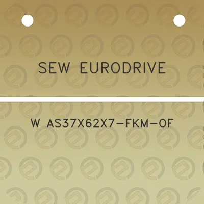 sew-eurodrive-w-as37x62x7-fkm-of