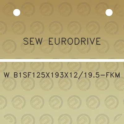 sew-eurodrive-w-b1sf125x193x12195-fkm